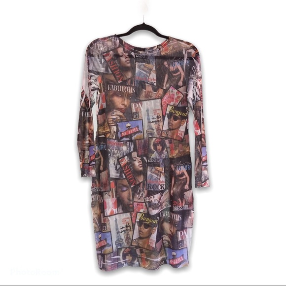 Magazine print top - Picture 1 of 3